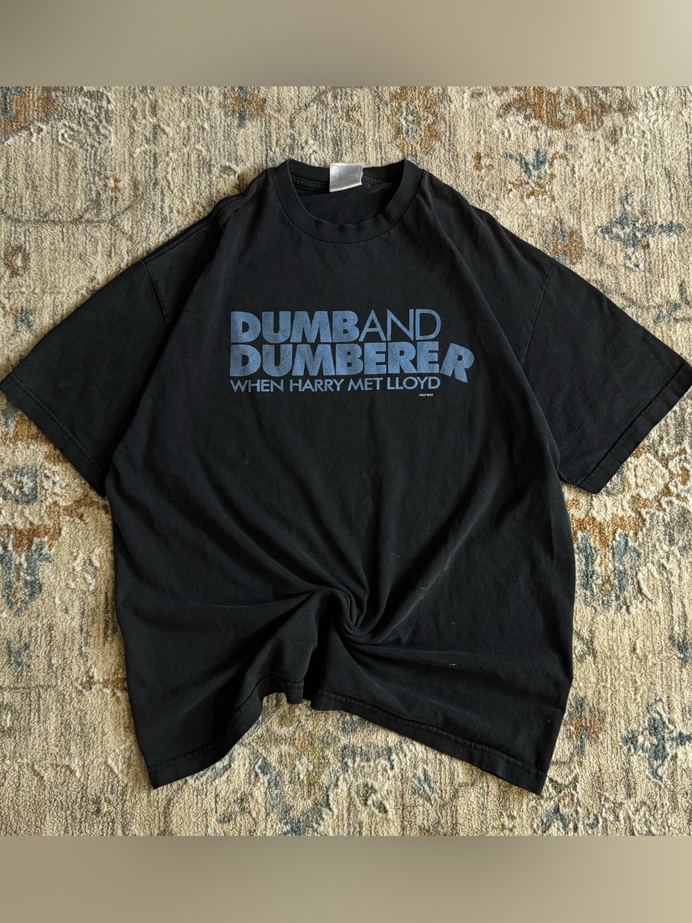 Vintage Dumb and Dumberer 'When Harry Met Lloyd' Black Graphic Tee